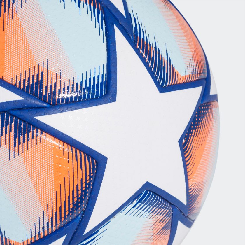 adidas Football Champions League 2020 Pro Match Ball - White/Royal Blue/Signal Coral