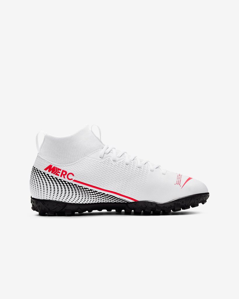 Nike Mercurial Superfly 7 Academy TF LAB2 - White/Laser Crimson/Black Kids