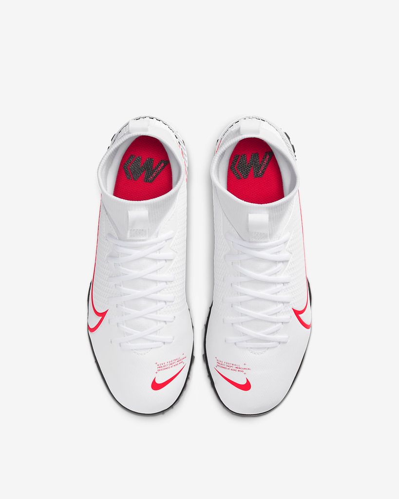 Nike Mercurial Superfly 7 Academy TF LAB2 - White/Laser Crimson/Black Kids
