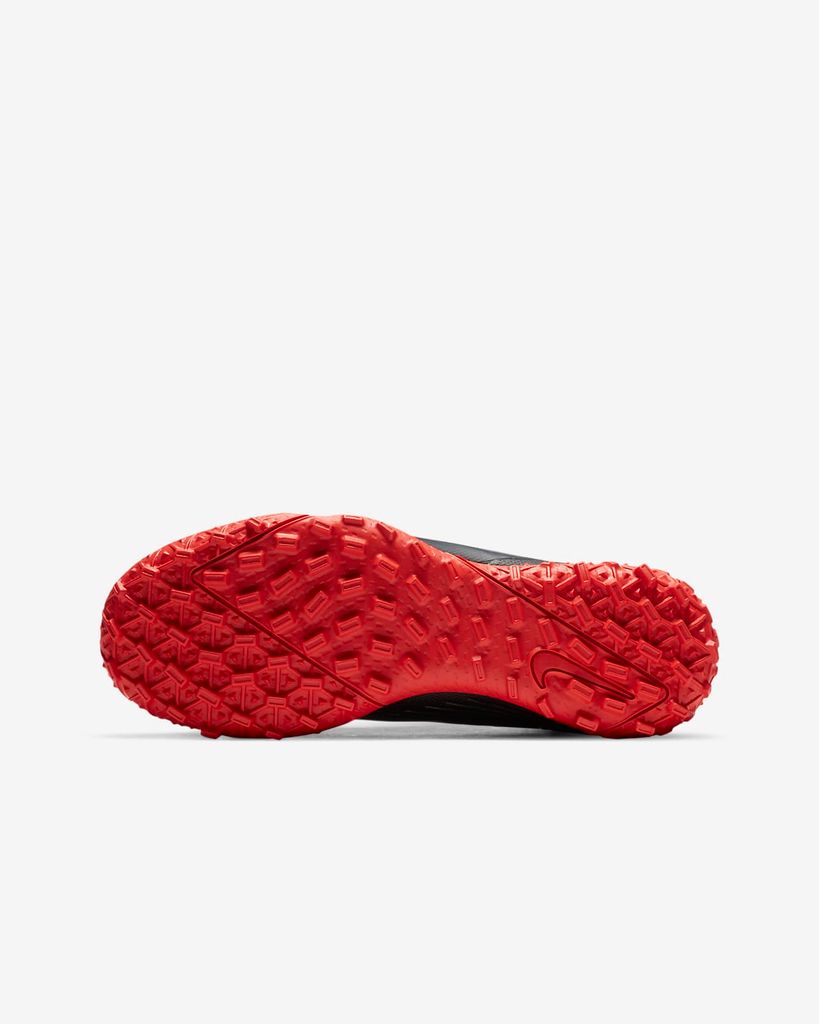 NIKE MERCURIAL SUPERFLY 7 ACADEMY TF BLACK X CHILE RED - BLACK/CHILE RED/DARK SMOKE GREY KIDS