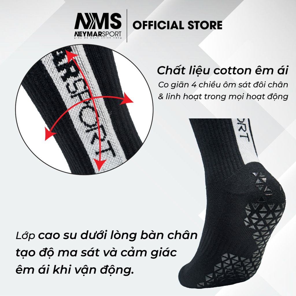Vớ chống trơn NMS Anti-Slip Performance Crew Sock