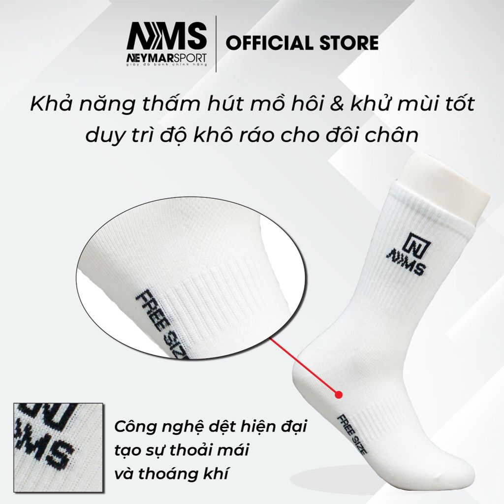 Vớ dệt kim NEYMARSPORT FREESIZE
