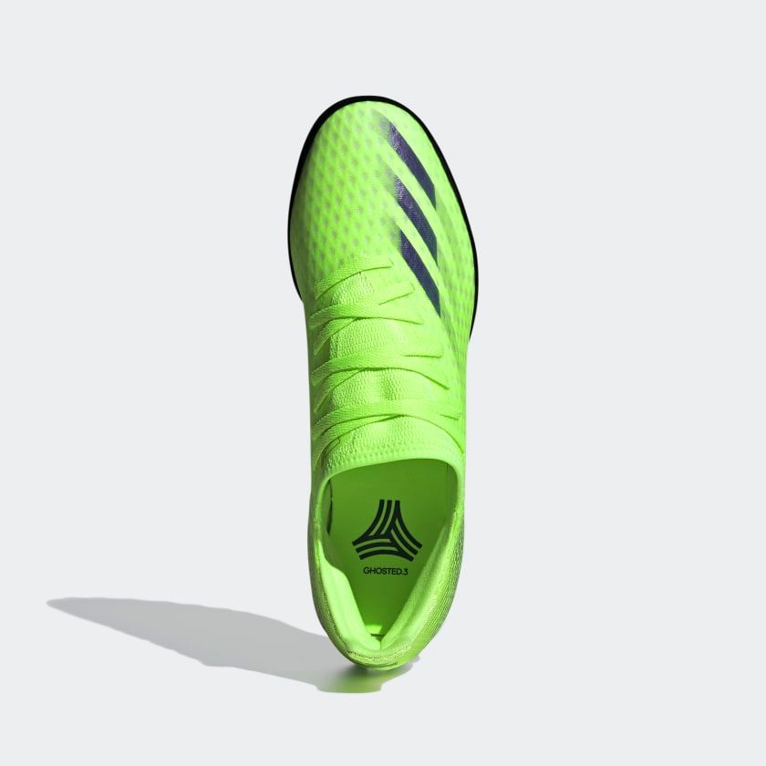 ADIDAS X GHOSTED .3 TF PRECISION TO BLUR - SIGNAL GREEN/ENERGY INK/BLACK