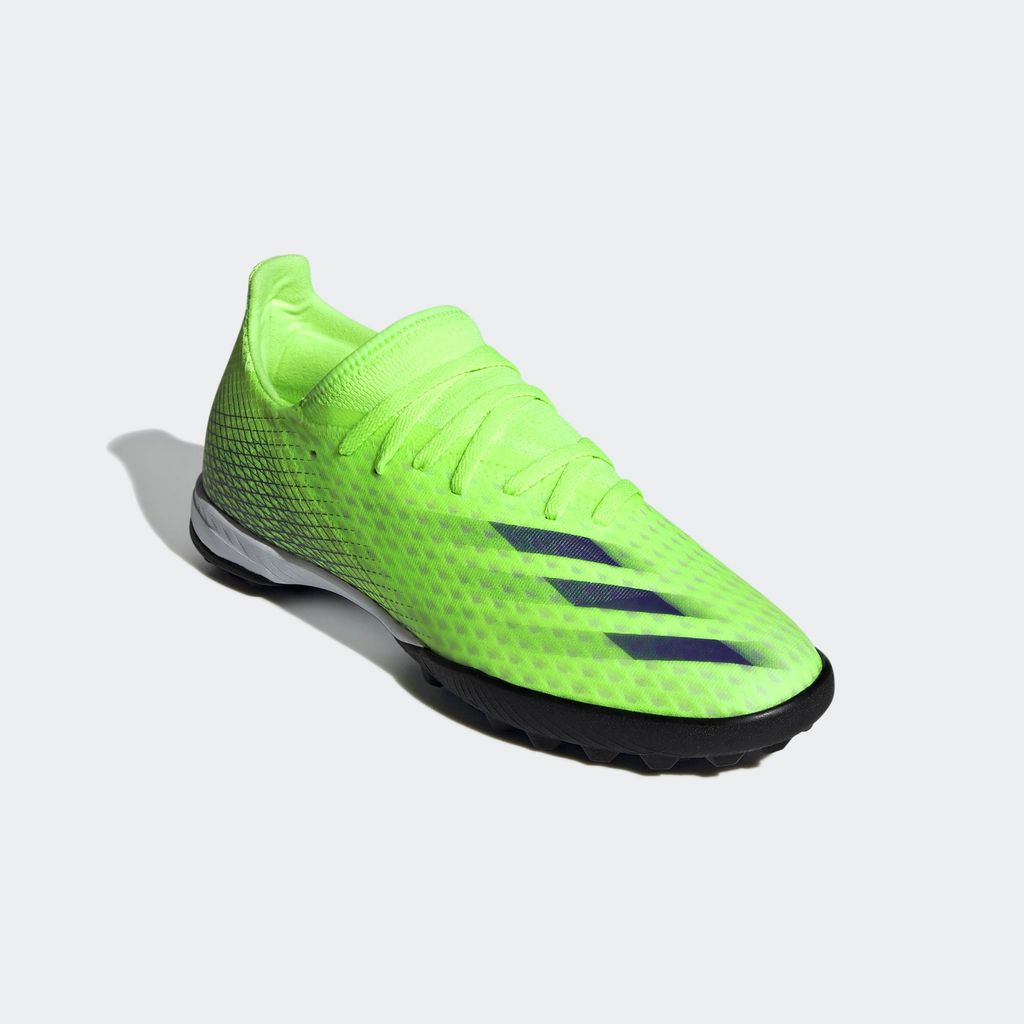 ADIDAS X GHOSTED .3 TF PRECISION TO BLUR - SIGNAL GREEN/ENERGY INK/BLACK