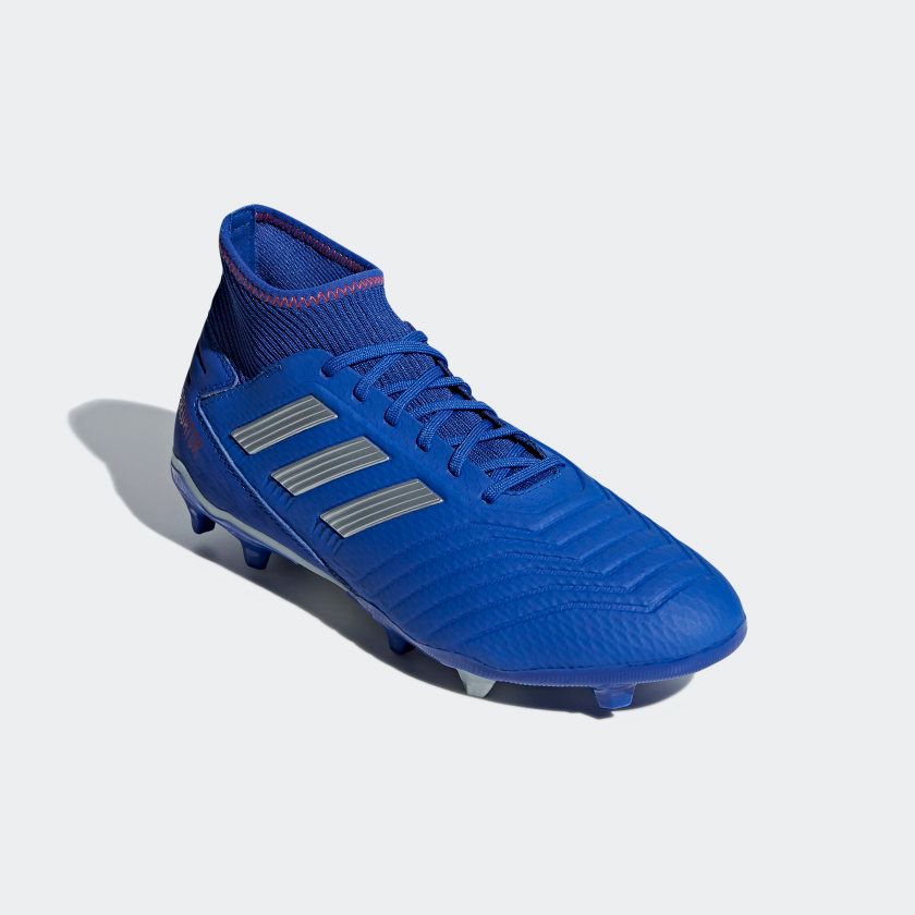adidas Predator 19.3 FG/AG Exhibit - Bold Blue/Silver Metallic/Action Red