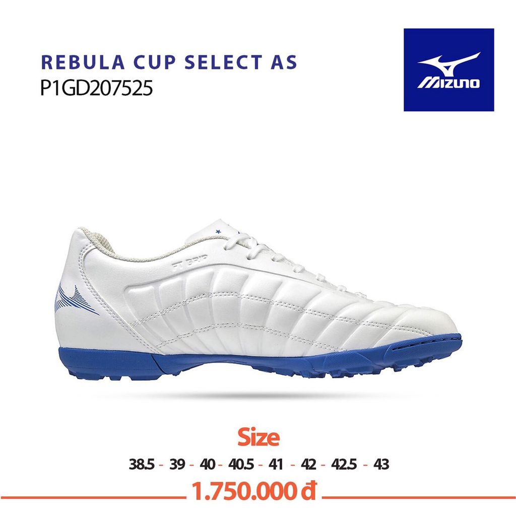 Mizuno Rebula Cup Select As TF - White/Blue