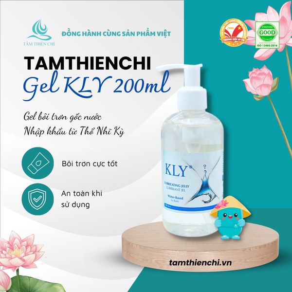 Gel bôi trơn gốc nước KLY chai 250ml