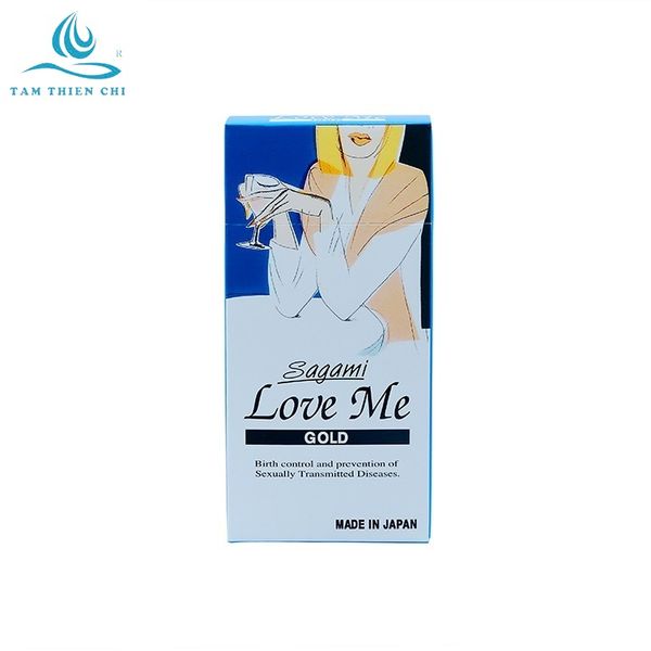 Bao cao su Sagami Love Me Gold hộp 10 cái