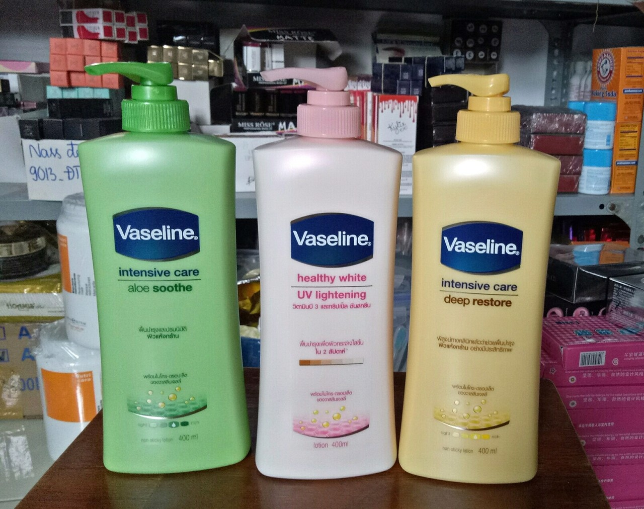 Kem dưỡng thể VASELINE Thái Lan 400ml