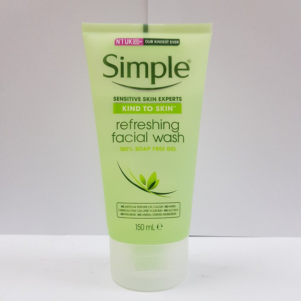 Sữa Rửa Mặt Simple Kind To Skin Refreshing Facial Wash Gel