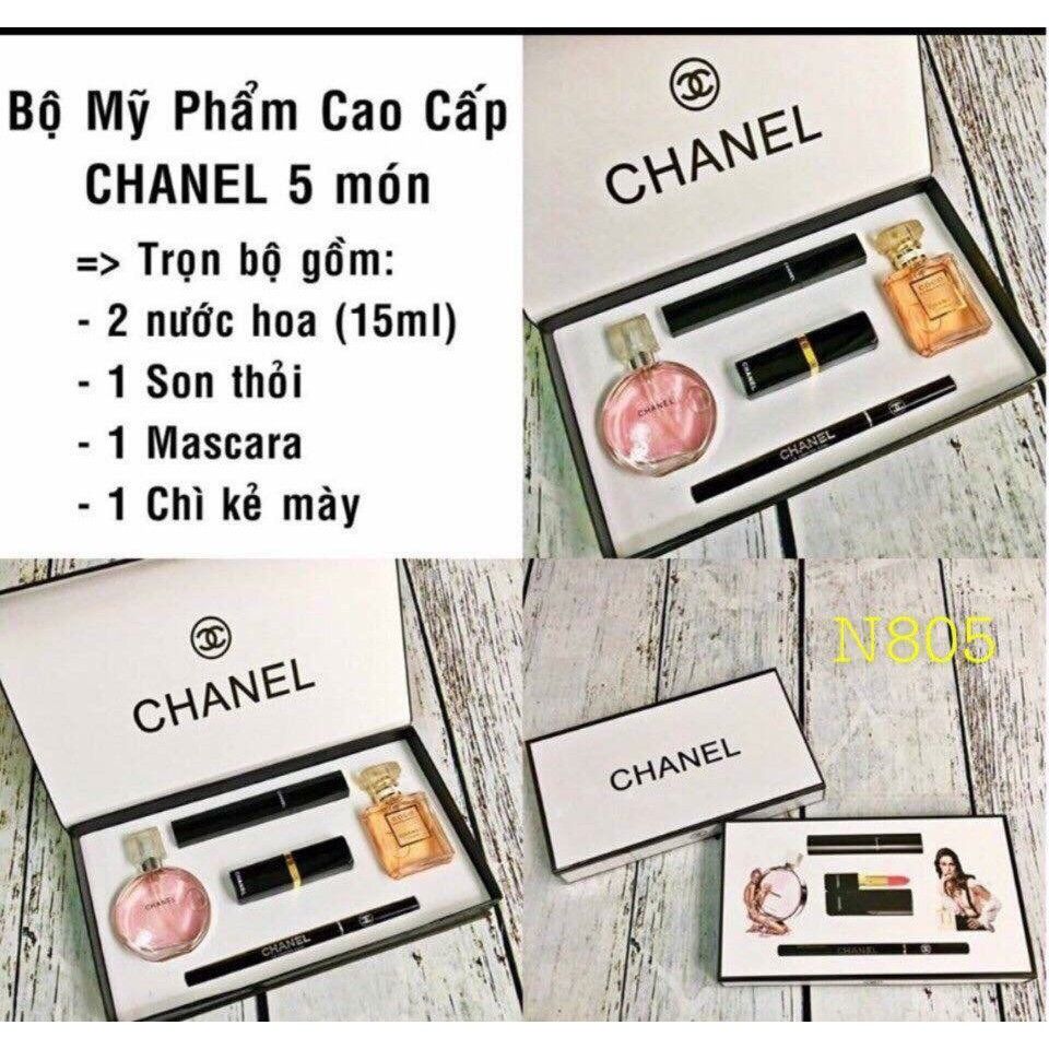 Bộ Mỹ Phẩm Chanel 5 món cao cấp