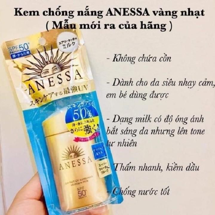 Kem chống nắng dưỡng da dạng sữa Anessa