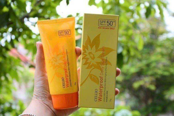 Kem chống nắng Cellio Waterproof Daily Sun Cream SPF50+/PA+++ 70g