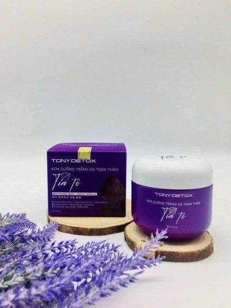 Kem Body Tía Tô- Kem dưỡng trắng da toàn thân tía tô tony 180g