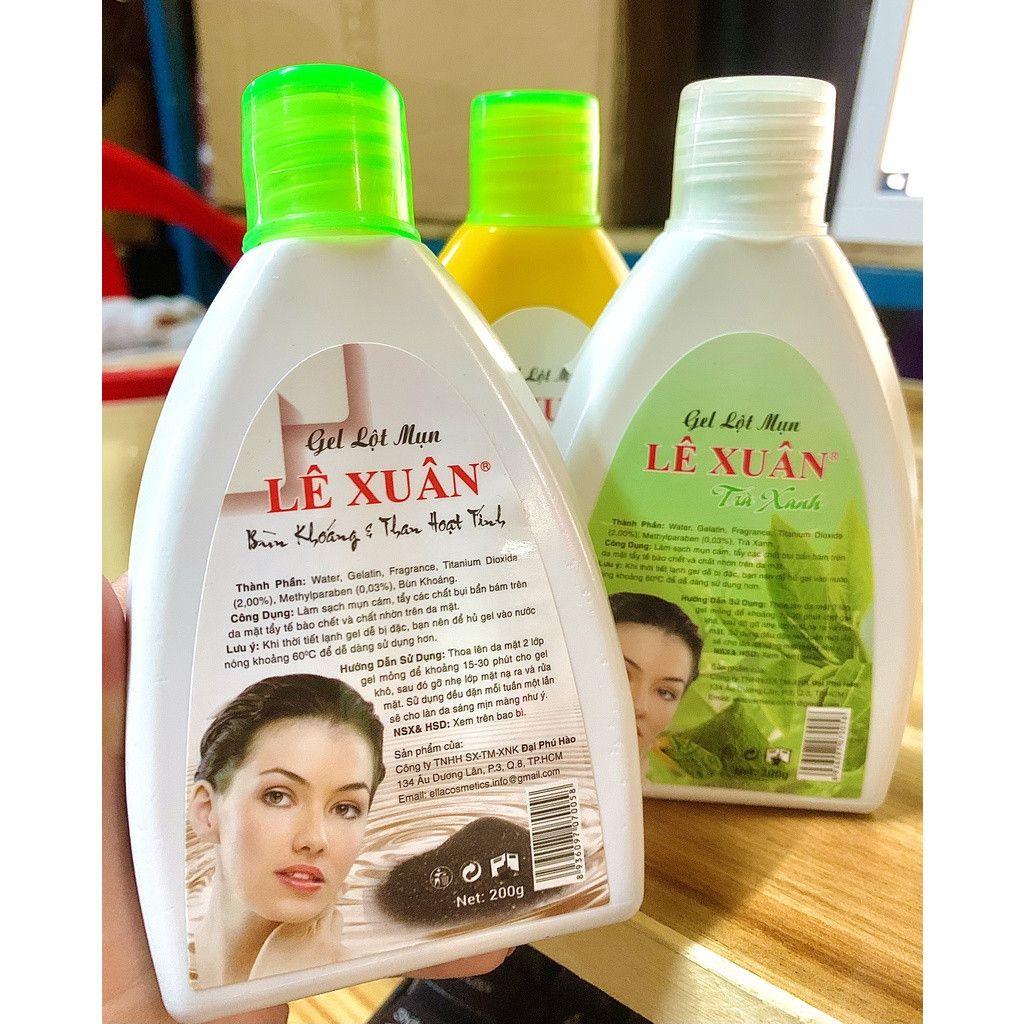 GEL LỘT MỤN CÁM, ĐẦU ĐEN LÊ XUÂN 200G