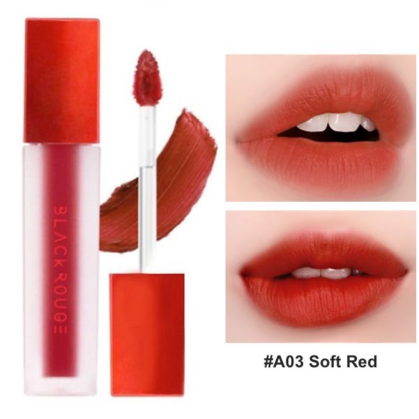 Black Rouge AirFit Velvet Tint A03 Soft Red
