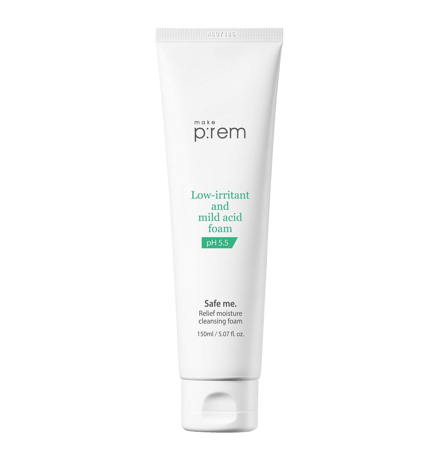 Sữa Rửa Mặt Tạo Bọt Cấp Ẩm, Dịu Nhẹ, Giảm Kích Ứng Make Prem Safe Me Relief Moisture Cleansing Foam pH5.5150ml