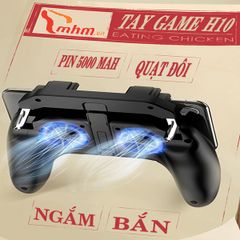 Tay game pubg kèm quạt tản nhiệt pin 5000 mAh