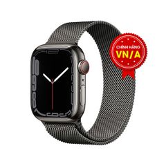 Apple Watch Series 7 45mm (4G) Viền thép dây thép - Chính hãng VN/A