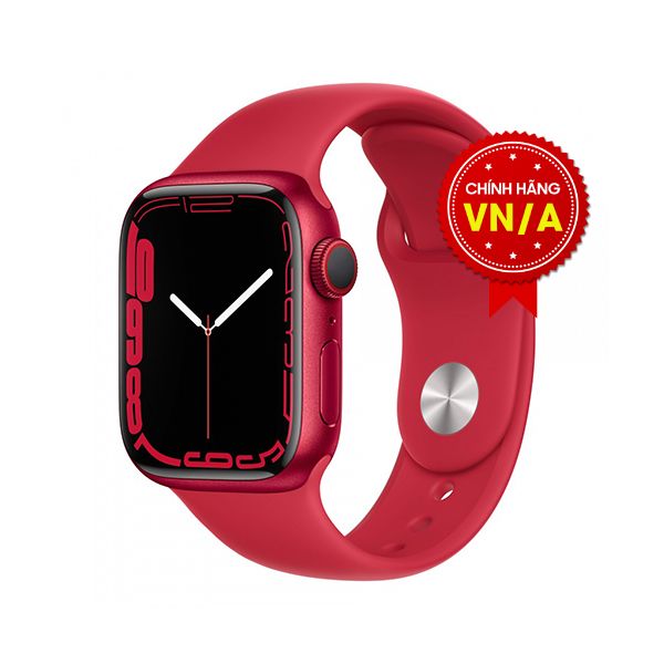 Apple Watch Series 7 45mm (4G) Viền nhôm dây cao su - Chính hãng VN/A