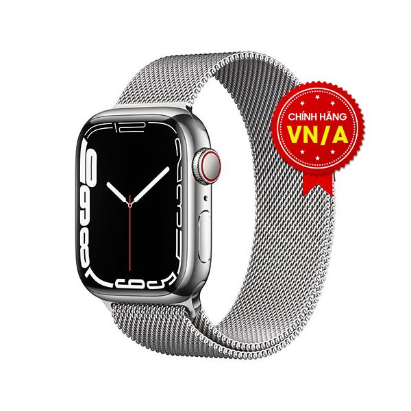 Apple Watch Series 7 45mm (4G) Viền thép dây thép - Chính hãng VN/A