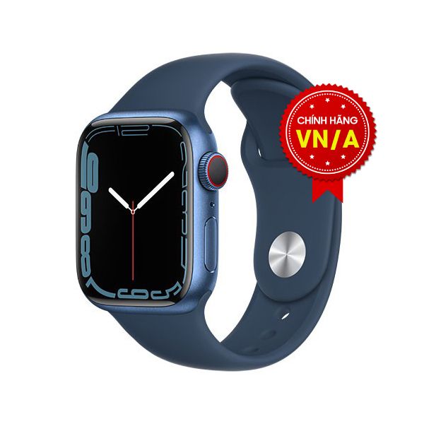 Apple Watch Series 7 41mm (GPS) Viền nhôm dây cao su - Chính hãng VN/A