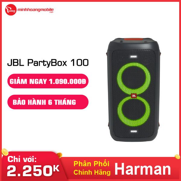 Loa JBL Partybox 100W - Phân Phối Chính Hãng