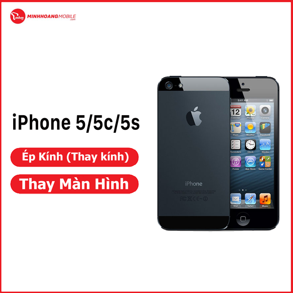 Ép kính, thay màn hình iPhone 5s | iPhone 5 | iPhone 5C tại Hải Phòng