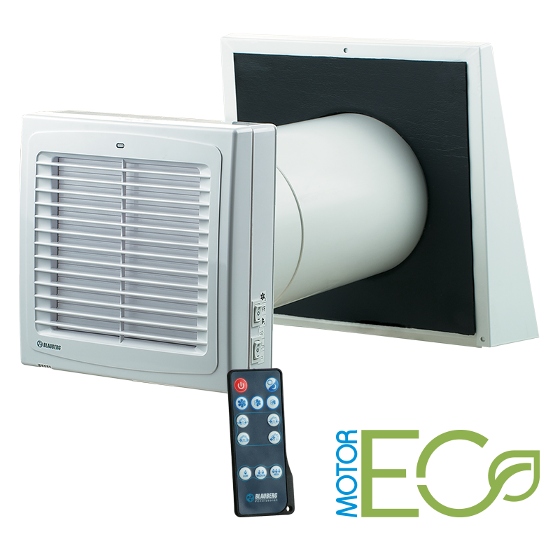 quạt hút thông gió thu hồi nhiệt cho phòng máy lạnh có cảm biến độ ẩm Blauberg VENTO Ergo A50-1 Pro1