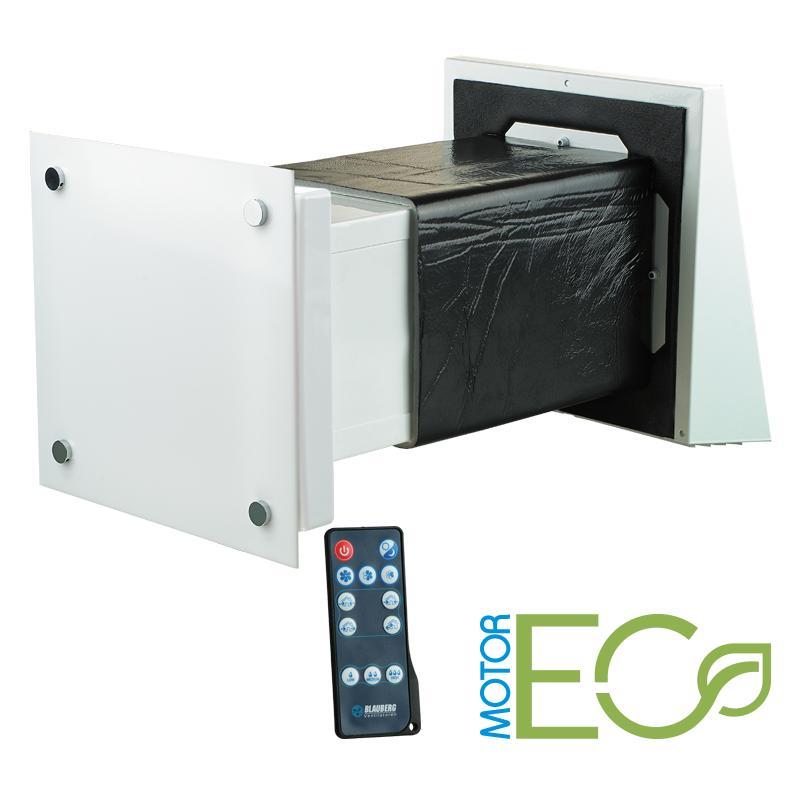 quạt hút thông gió thu hồi nhiệt cho phòng máy lạnh có cảm biến độ ẩm Blauberg VENTO V50-1Pro