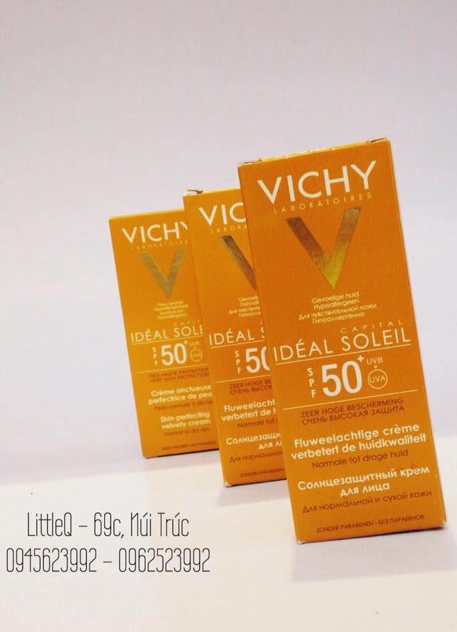 KEM CHỐNG NẮNG VICHY IDEAL SOLEIL SPF 50 DA DẦU VÀ NHẠY CẢM