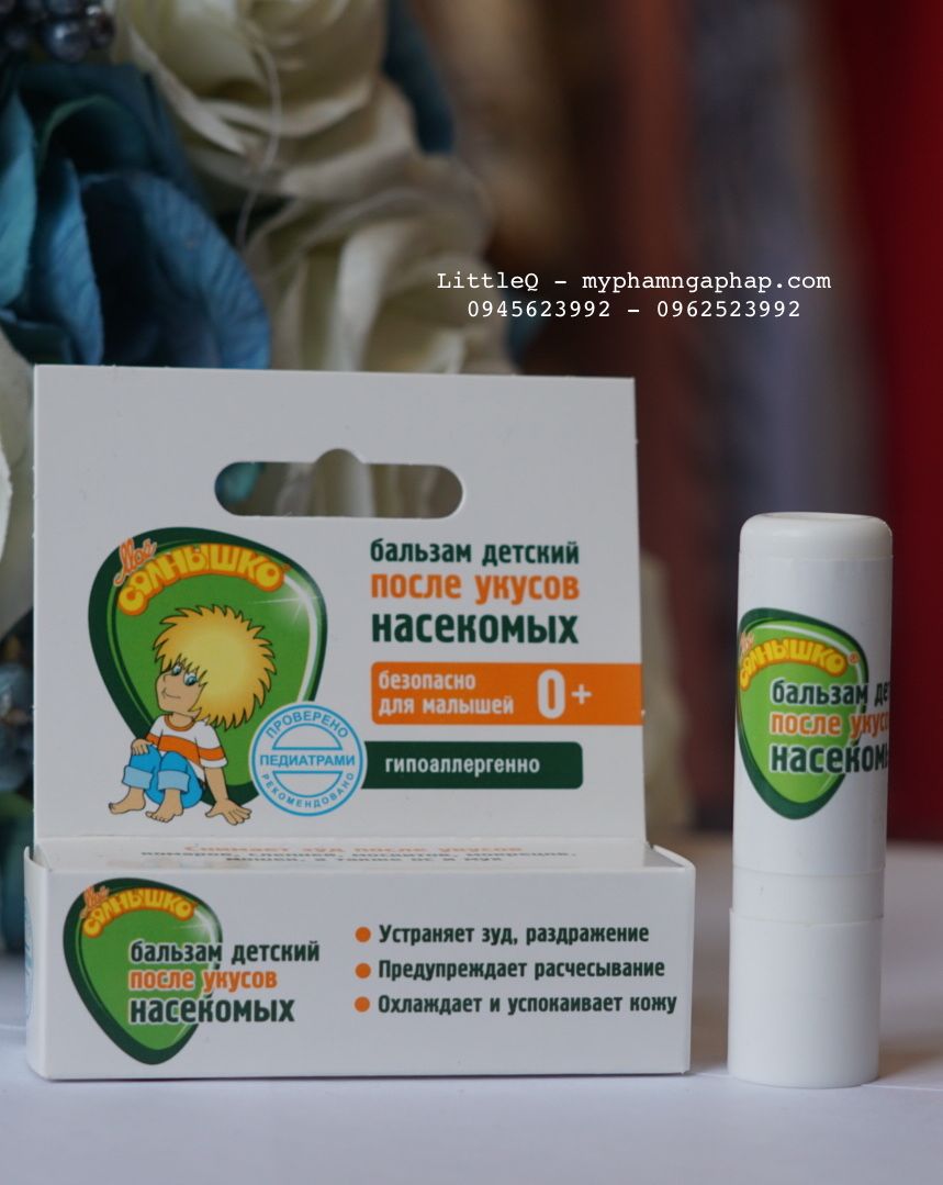 SON TRỊ MUỖI ĐỐT CHO TRẺ SƠ SINH NGA