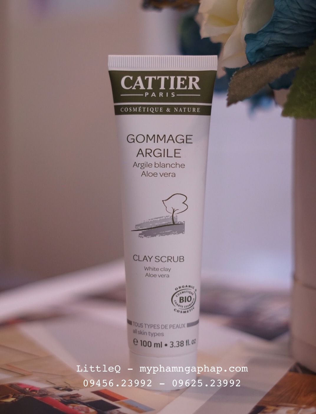 TẨY DA CHẾT CATTIER GOMMAGE AFGILE ALOE VERA 100ML