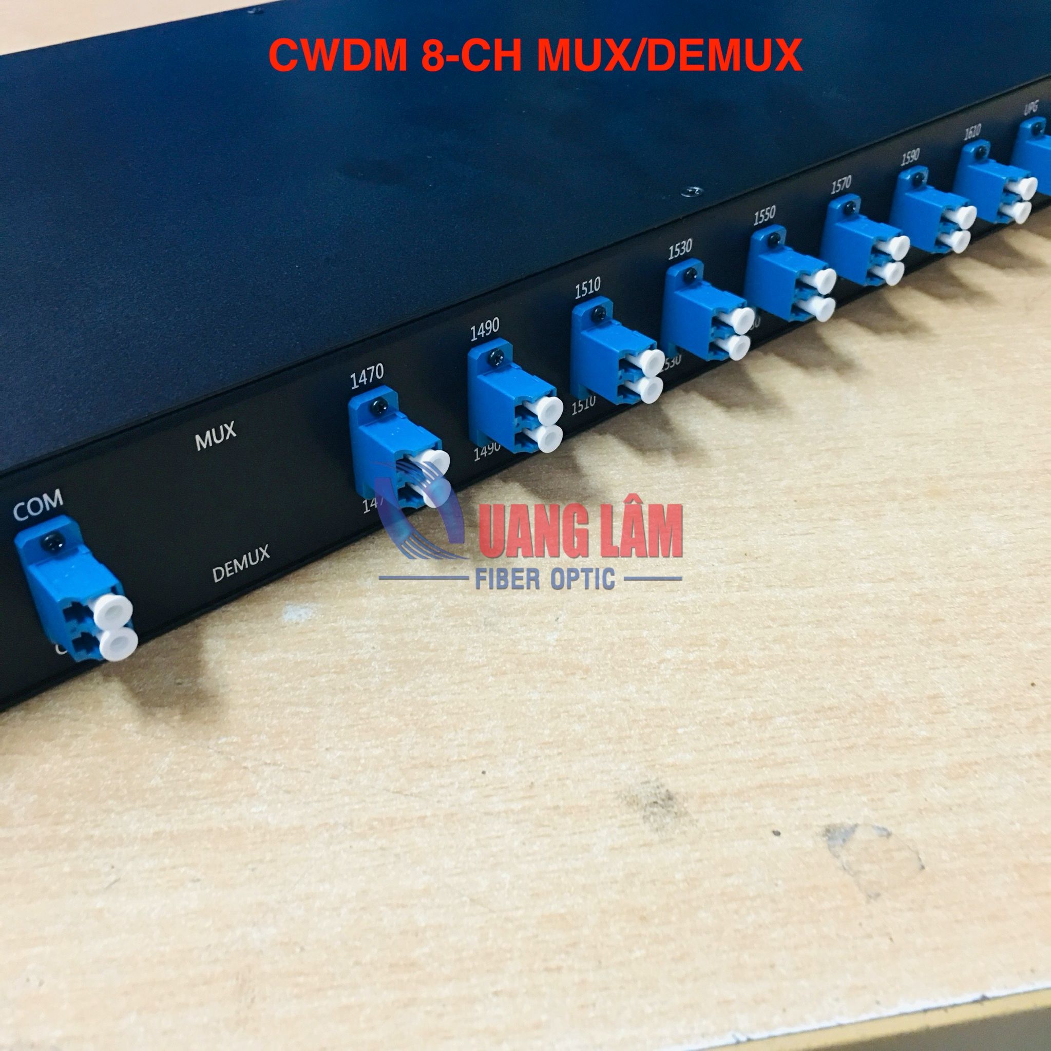 Bộ tách ghép kênh theo bước sóng CWDM 8-CH MUX/DEMUX