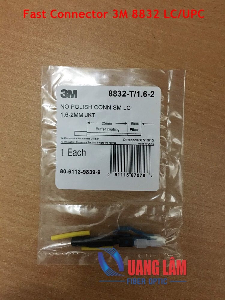 Fast connector 3M 8832 LC/UPC