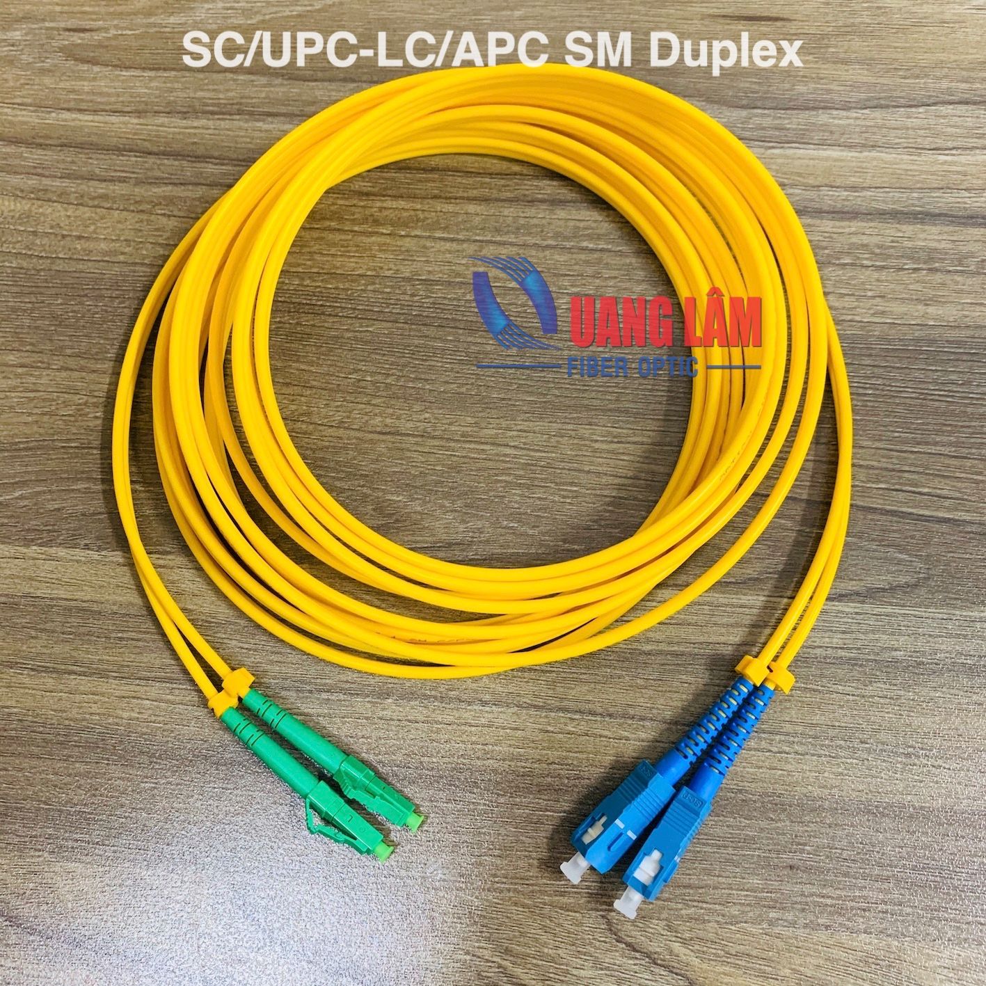 Dây nhảy quang đơn mốt SC/UPC-LC/APC SM, Duplex