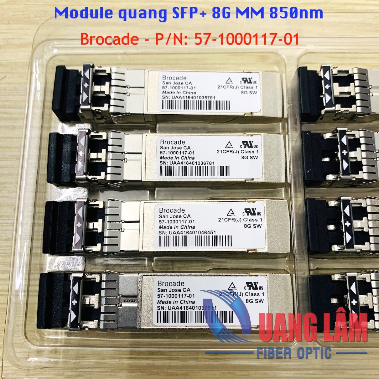 Module quang Brocade SFP+ 8G MM 850nm 57-1000117-01