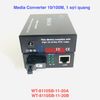 Bộ chuyển đổi quang điện 10/100M, 1sợi quang WT-8110SB-11-20A WT-8110SB-11-20B