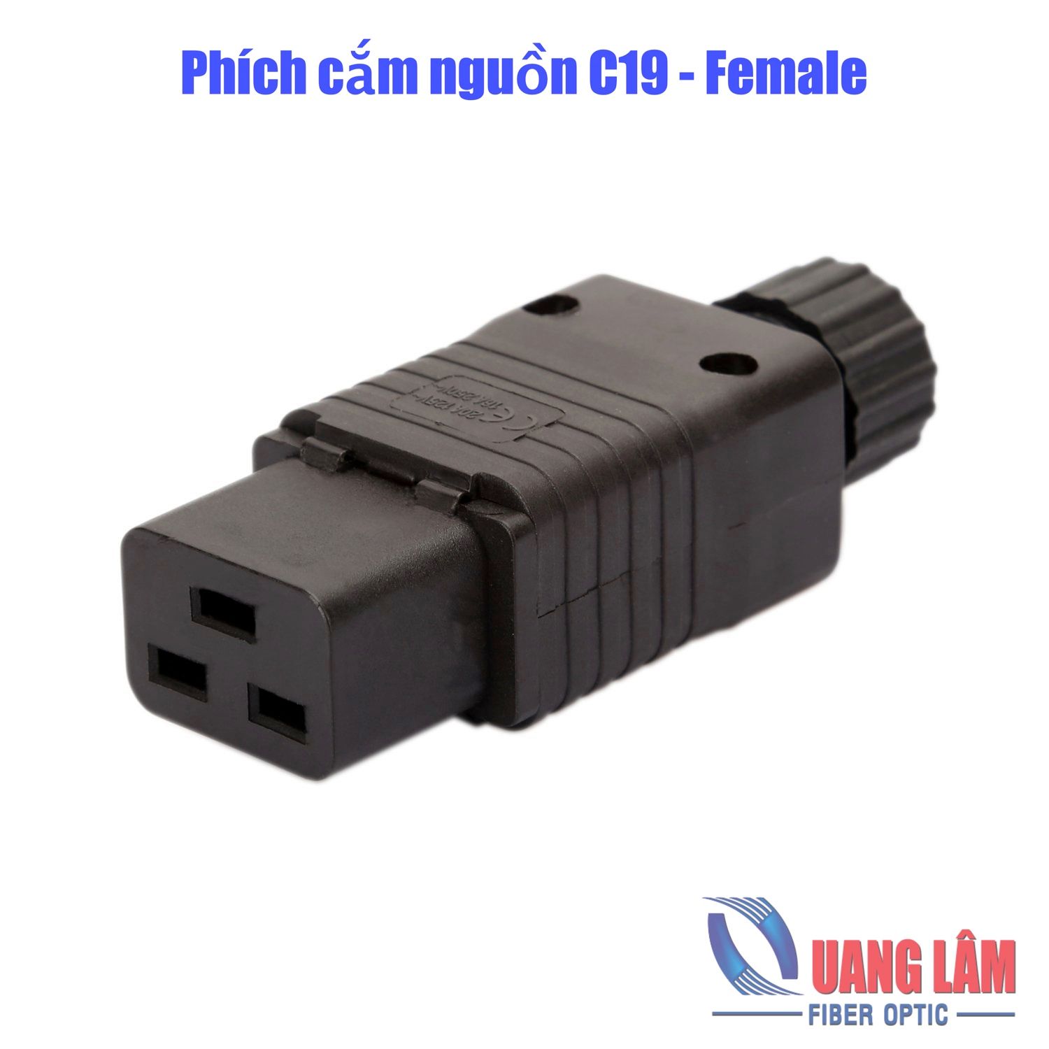 Phích cắm nguồn IEC320 C19 Female 16A 250V