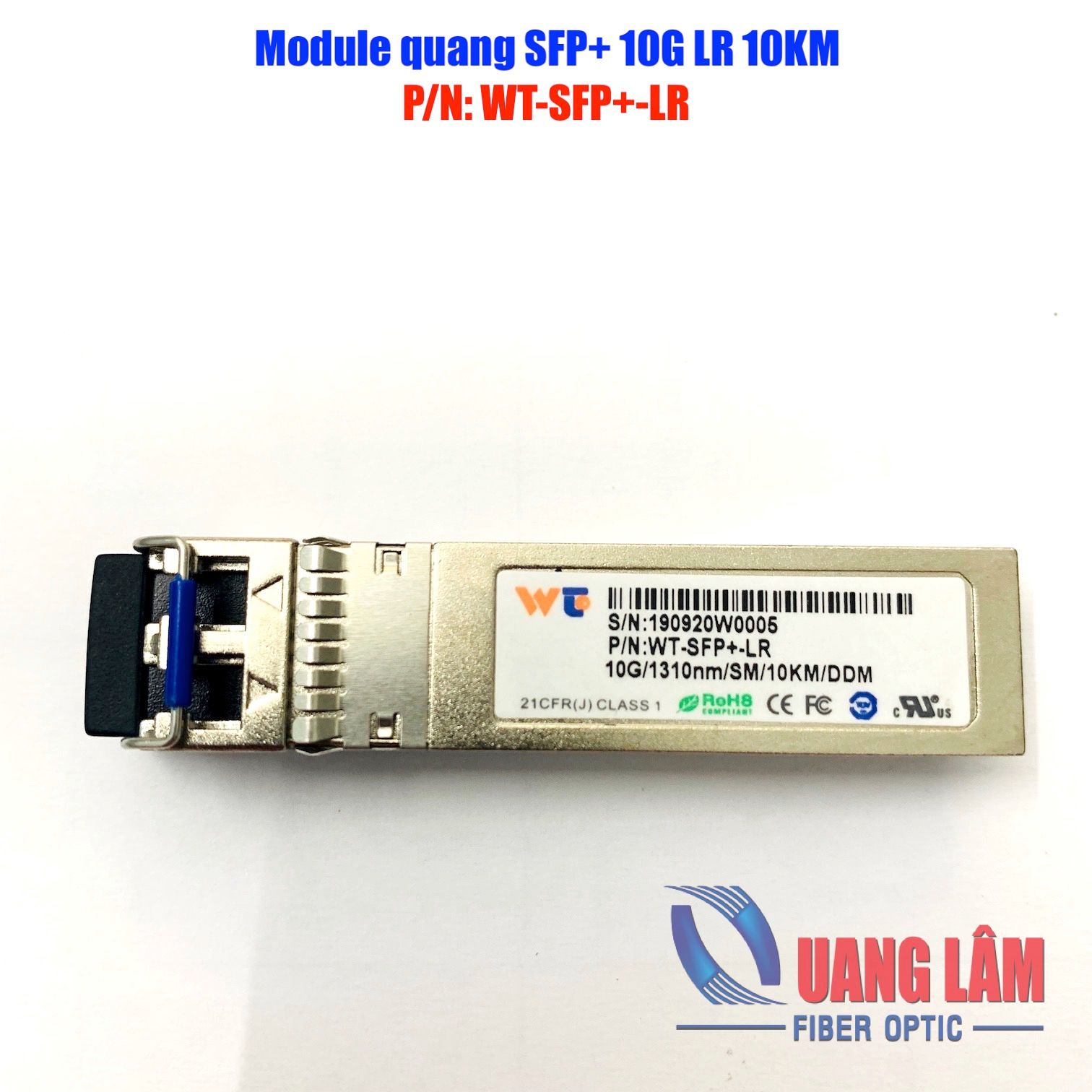 Module quang 10G SFP+, 2 sợi quang