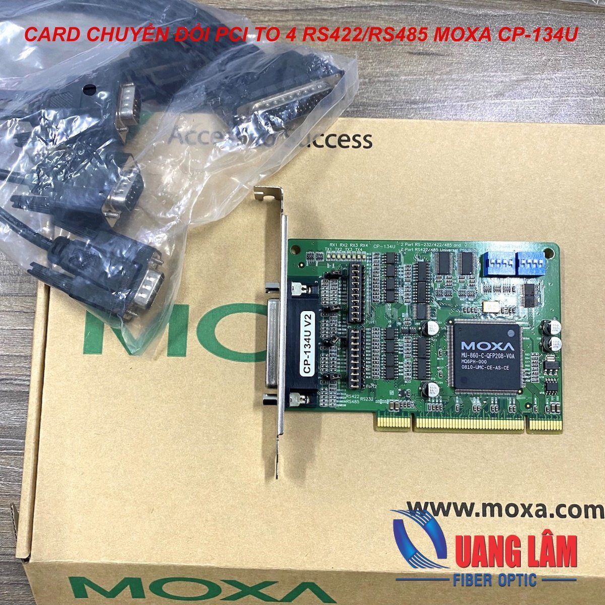 CARD CHUYỂN ĐỔI PCI TO 4 RS422/RS485 MOXA CP-134U