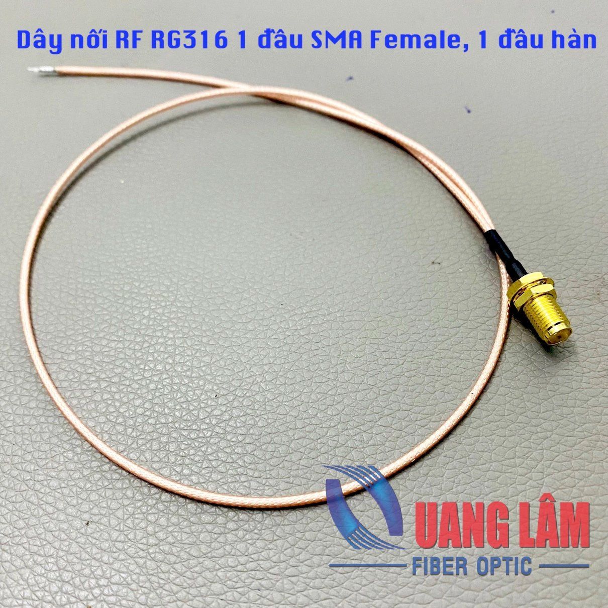 Dây nối RF RG316 1 đầu SMA Female, 1 đầu hàn