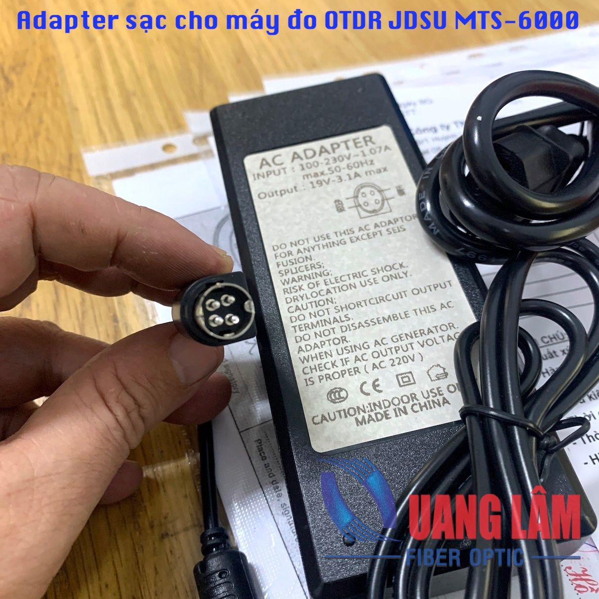 Adapter sạc cho máy đo OTDR JDSU MTS-6000