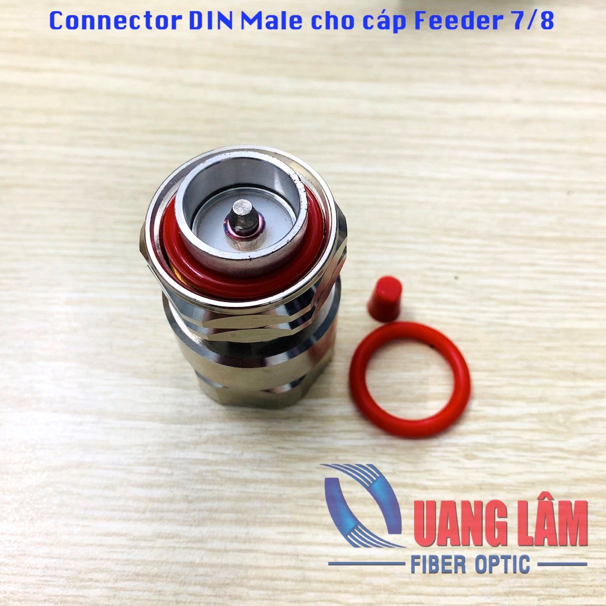 Connector DIN Male cho cáp Feeder 7/8