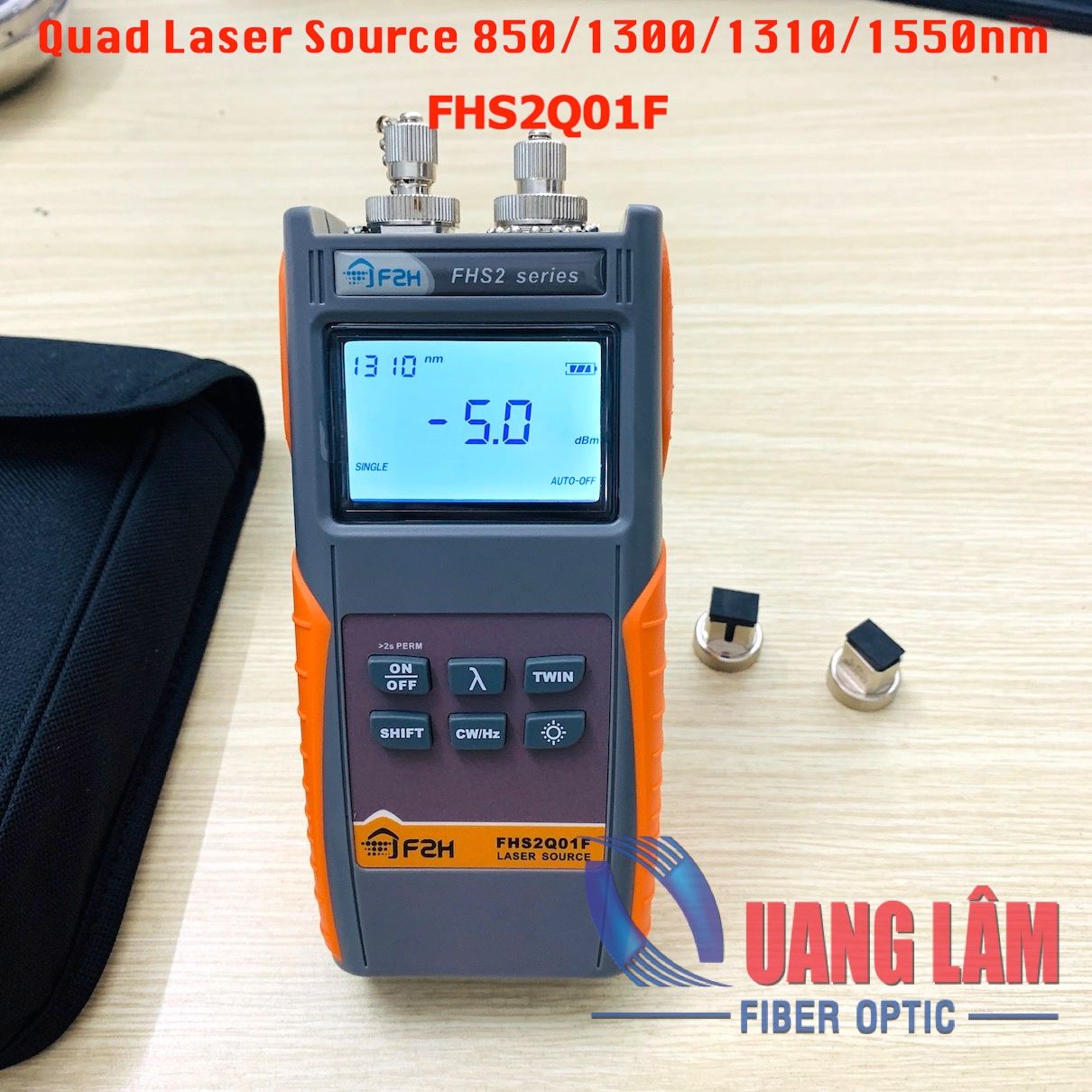 Máy phát quang Laser Source FHS2Q01F 850/1300/1310/1550nm - Quad Laser Source