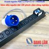 Thanh nguồn PDU 12 Port C13 - MCB32A - Kèm dây nguồn dài 2M gắn phích cắm công nghiệp