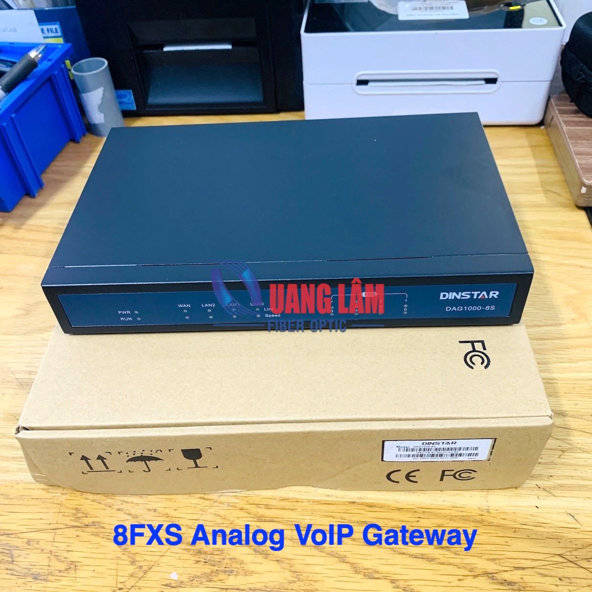 DAG1000-8S - 8FXS Analog VoIP Gateway Dinstar