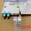 Hộp ODF bằng nhựa 04FO LC/PC OM3 (Bao gồm 02 Adpater LC/PC MM OM3 Duplex, 04 Ống co nhiệt 60mm, 04 Dây nối quang đa mốt OM3 LC/PC dài 1.5M phi 0.9mm)