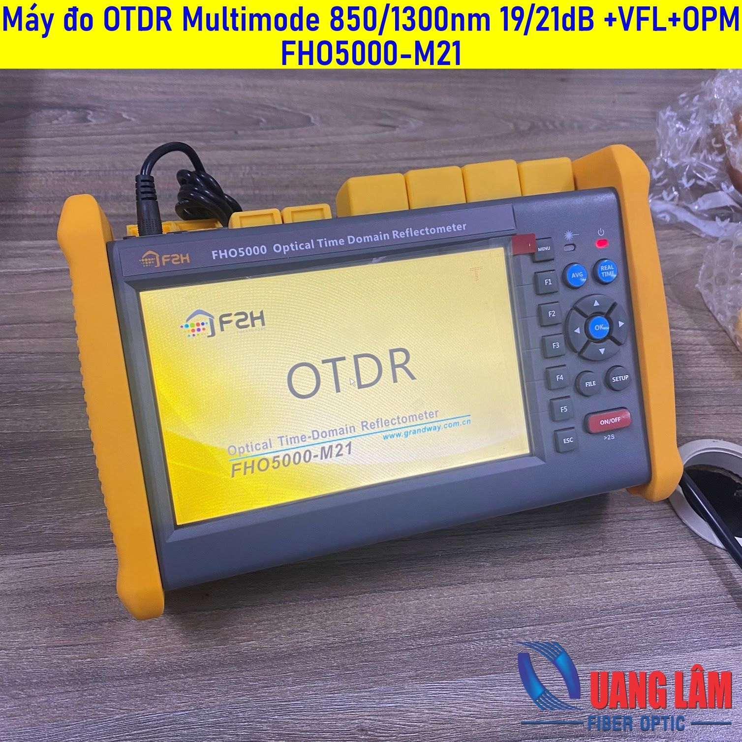 Máy đo OTDR Multimode 850/1300nm 19/21dB +VFL+OPM FHO5000-M21