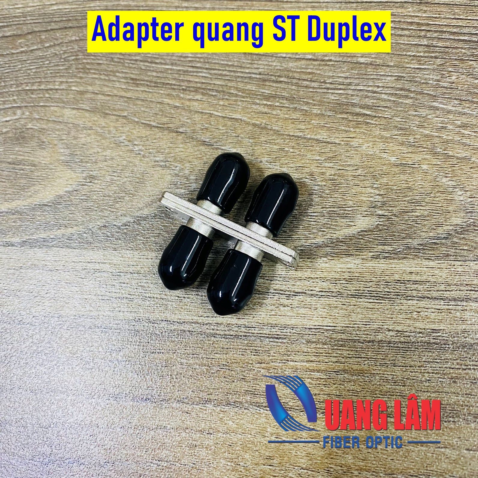 Adatapter quang ST Duplex - Đầu tròn gài Bằng kim loại